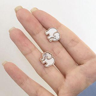 Elephant Rhinestone Earring
