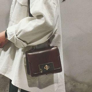 Faux-leather Mini Crossbody Bag