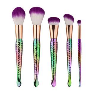 Set Of 5: Mermaid Makeup Brush