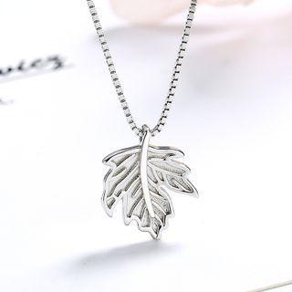 Maple Leaf Pendant Necklace As Shown In Figure - One Size