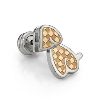 Doggy Earring (ip Rose Gold, Single) Ip Rose Gold- One Size