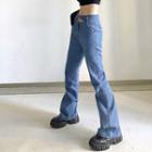 Cutout Bootcut Jeans