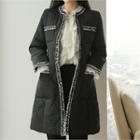 Faux-fur Lined Quilted Coat