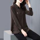 Set: Shirt + V-neck Sweater Vest