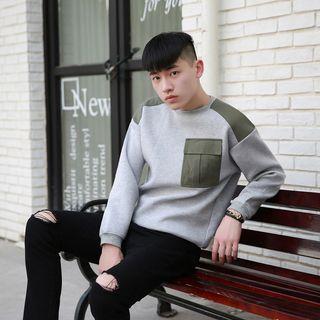 Long-sleeve Panel Pullover