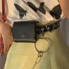 Faux Leather Belt / Belt Bag / Waist Chain / Set