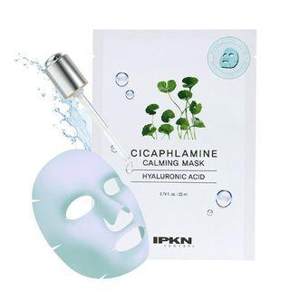 Ipkn - Cicaphlamine Calming Hyaluronic Acid Mask 1pc 22ml