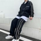 Set: Reflexive Trim Zipped Jacket + Pants