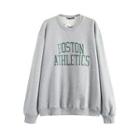 Lettering Sweatshirt Lettering - Gray - One Size