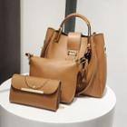 Set: Tasseled Handbag + Shoulder Bag + Clutch