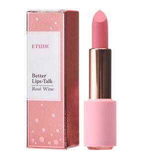Etude House - Better Lips-talk Velvet Ros  Wine - 5 Colors #or210 Peach Cream Cheese