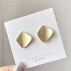 Alloy Square Earring 1 Pair - Stud Earring - One Size