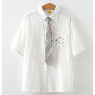 Short-sleeve Printed Shirt / Long-sleeve Printed Shirt / Tie / Set
