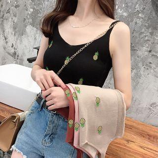 Pineapple Knit Camisole Top