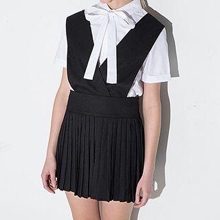 Accordion Jumper Dress