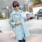 Snap-button Trench Jacket