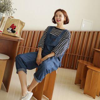 Patch-pocket Baggy Jumper Jeans