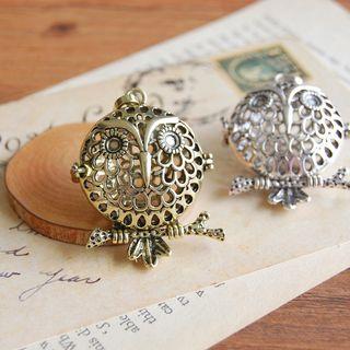 Owl Copper Fragrance Sachet Pendant