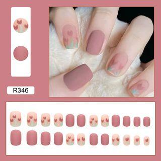 Tulip Faux Nail Tips R346 - Pink - One Size