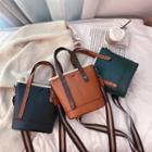 Contrast Color Bucket Bag