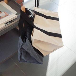Contrast-trim Tote