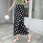 Dotted Straight-fit Skirt
