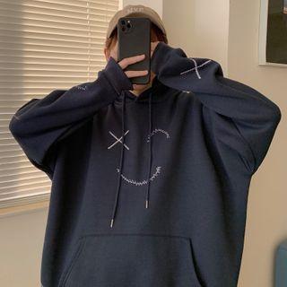 Embroidered Pocket Hoodie