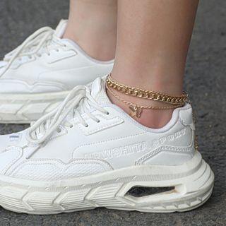 Set Of 3: Butterfly Alloy Anklet (various Designs)
