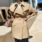 Sailor-collar Trench Jacket
