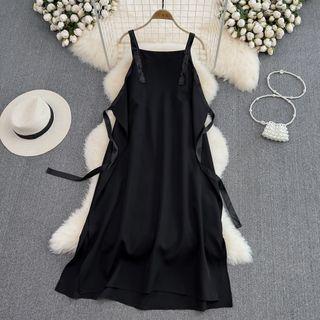 Sleeveless Oversized A-line Dress