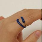 Layered Open Ring Blue - No. 6
