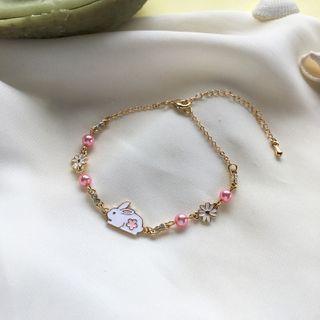 Alloy Rabbit Bracelet 1 Piece - Necklace - One Size