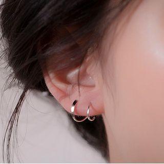 Spiral Sterling Silver Earring