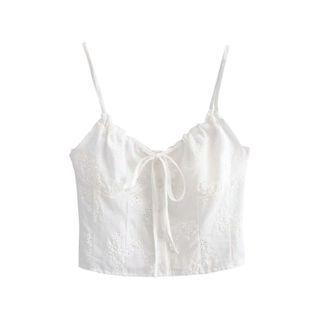 Ribbon Spaghetti Strap Top