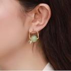 Gemstone Rhinestone Alloy Earring