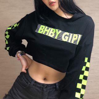 Checkerboard Panel Sweatshirt