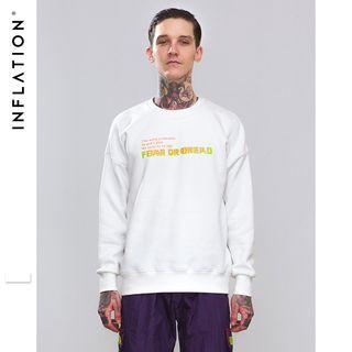 Patchwork Lettering Pullover