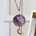 Vintage Love Bird Necklace