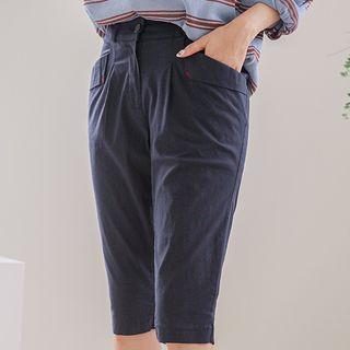 Pocket-detail Tapered Shorts