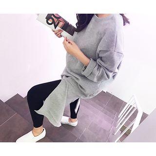 Slit-detail Shift Dress