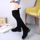 Block Heel  Over-the-knee Boots