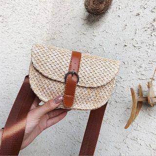 Straw Belt Bag