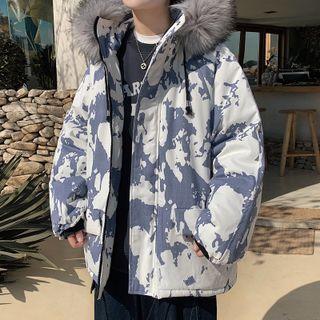Pattern Zipped Jacket