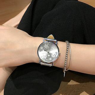 Snowflake Strap Watch