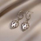 Strawberry Alloy Dangle Earring 1 Pair - Silver - One Size