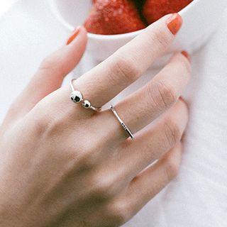 Minimal Metal Ball Ring