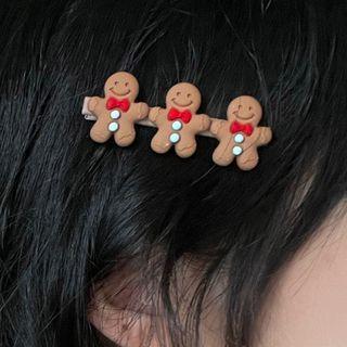 Bear Hair Clip 2007a - Brown - One Size