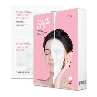Naturekind - Milk-peel Tone Up Mask Set 28ml X 5 Pcs