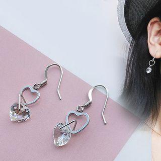 Heart Rhinestone Earring
