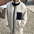 Fleece Long Zip Coat
